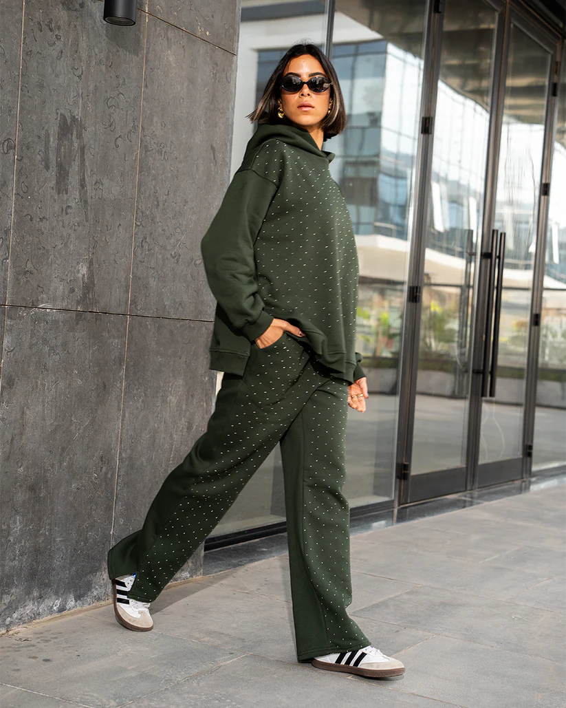 Olive Studs Melton Set
