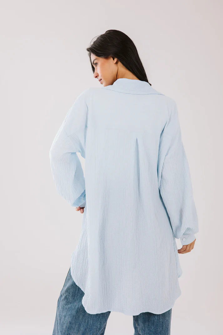 Airy chemise in baby blue